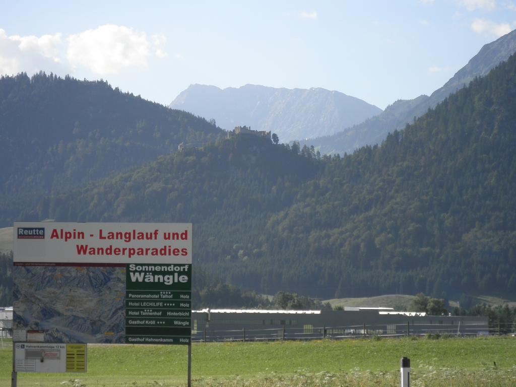 Appartamento Haus Sonnblick Wängle Esterno foto